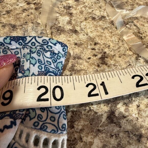 Maurices Blue Sleeveless Halter Blouse Medium NWT - Picture 7 of 9